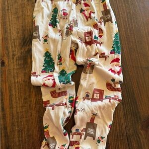 H&M Kids Pajama Bottoms with Santa and Christmas Print unisex